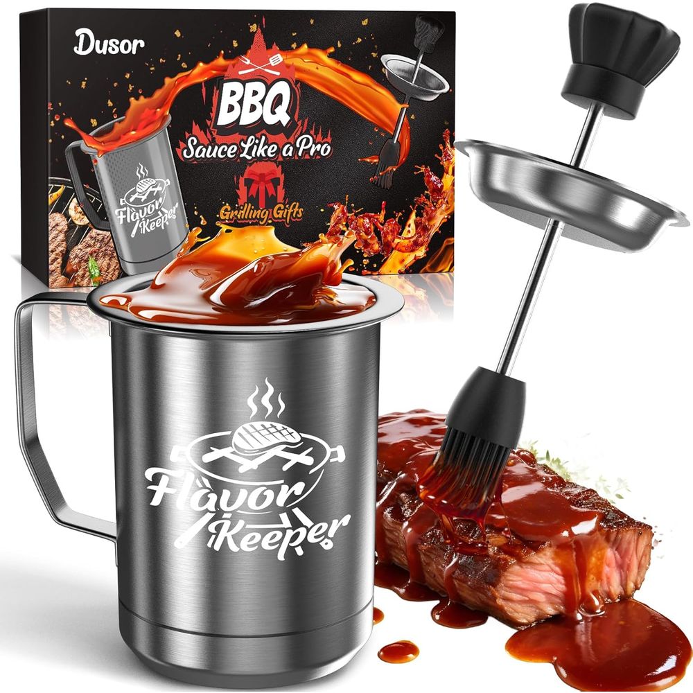 Kitchen Gadgets To Have - Men Women BBQ Sauce Pot and