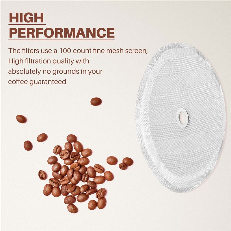French Press Coffee Maker - AB08-French Press Replacement Filter Screen Reusable