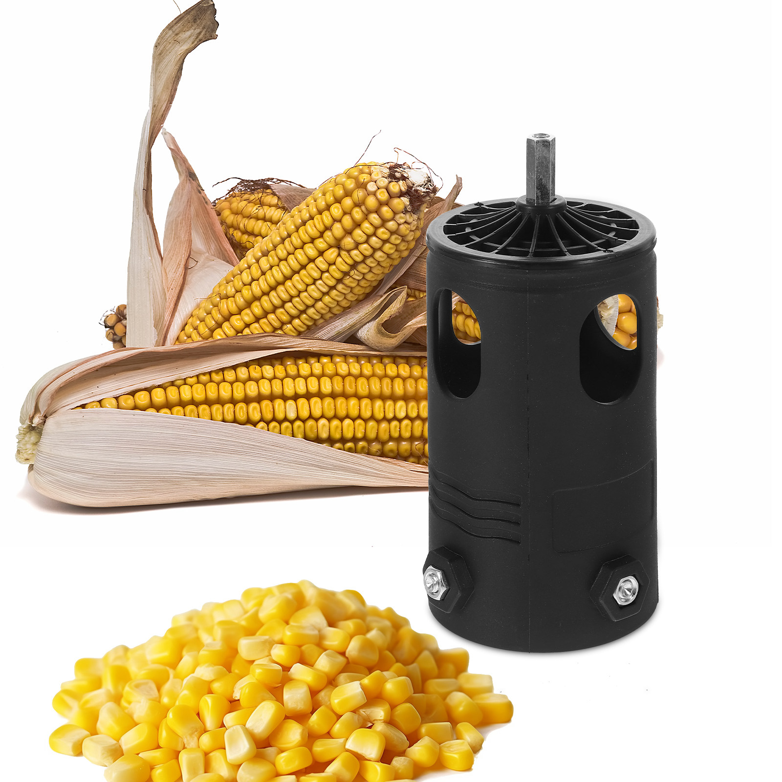Kitchen Gadgets Store - 1Set Auto Crank Corn Stripper Tool