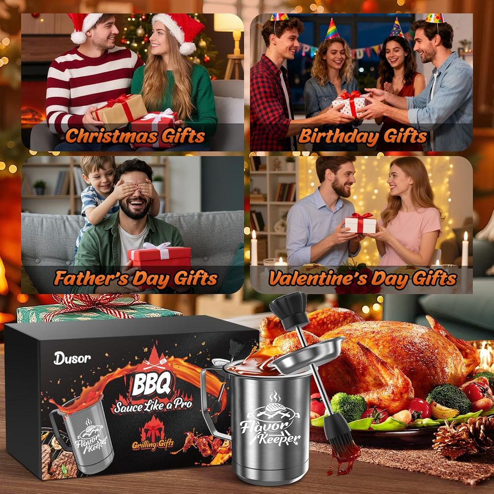 Men Women BBQ Sauce Pot and Ba - Kitchen Gadgets To Have ulasan dan harga