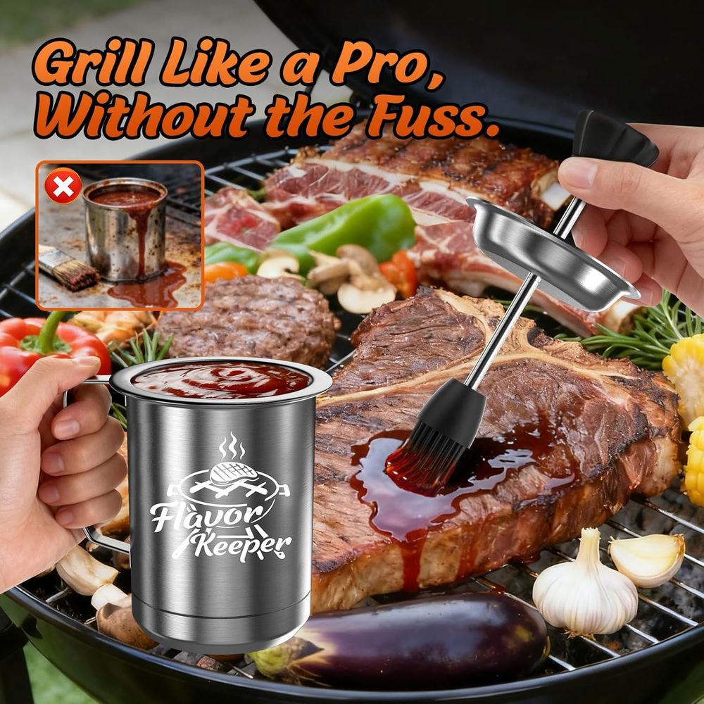 Men Women BBQ Sauce Pot and Ba - Kitchen Gadgets To Have ulasan dan harga