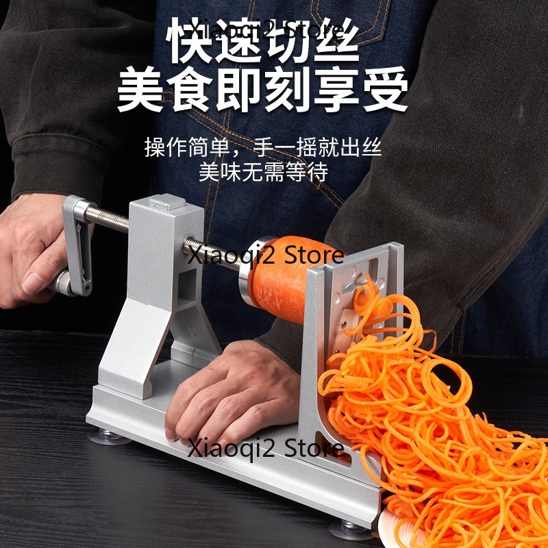 Multifunctional Hand Crank Spi - Spiralizer Vegetable Noodle ulasan dan harga