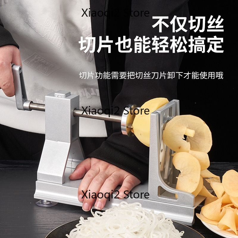 Multifunctional Hand Crank Spi - Spiralizer Vegetable Noodle ulasan dan harga