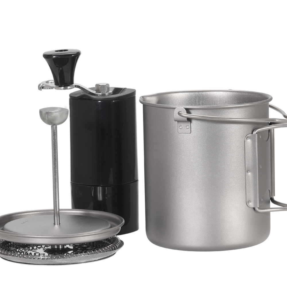 Lixada 750ml Titanium Coffee C - French Press Coffee Maker ulasan dan harga
