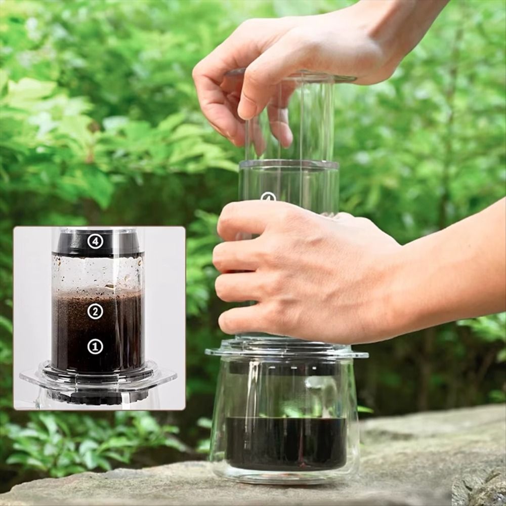 Portable Coffee Kettle French  - French Press Coffee Maker ulasan dan harga