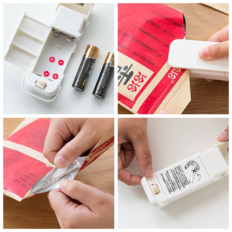Mini Plastic Bag Sealer Portab - Kitchen Gadgets Store ulasan dan harga