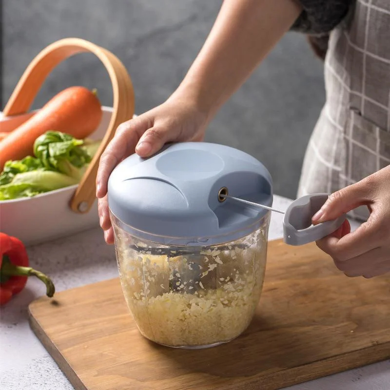 500/900ML Hand Chopper Manual  - Spiralizer Vegetable Noodle ulasan dan harga
