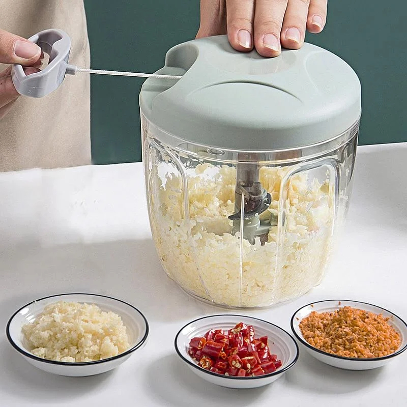 500/900ML Hand Chopper Manual  - Spiralizer Vegetable Noodle ulasan dan harga