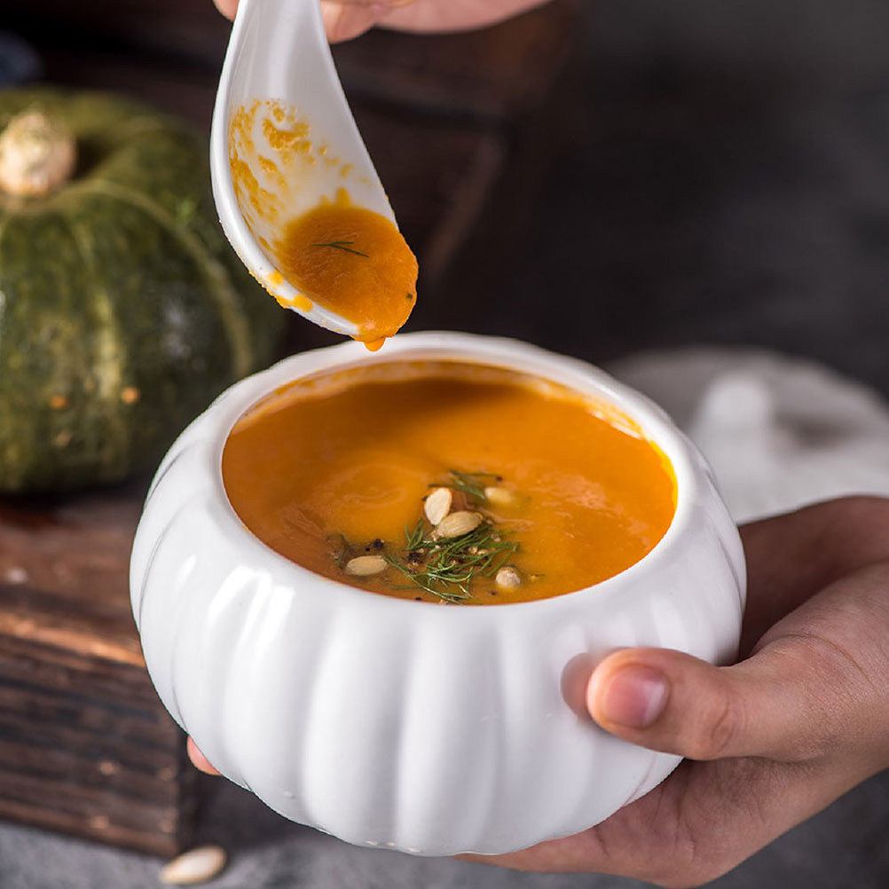 1Set Pumpkin Shaped Ceramic St - Kitchen Gadgets Gold ulasan dan harga