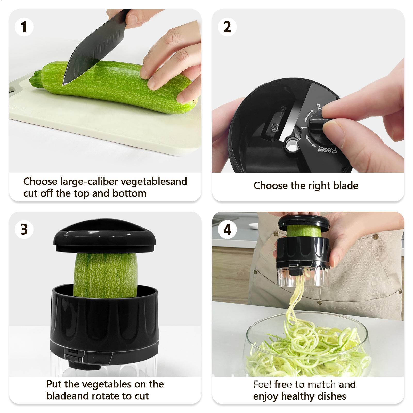 Zucchini Spiralizer Noodle Mak - Spiralizer Vegetable Noodle ulasan dan harga