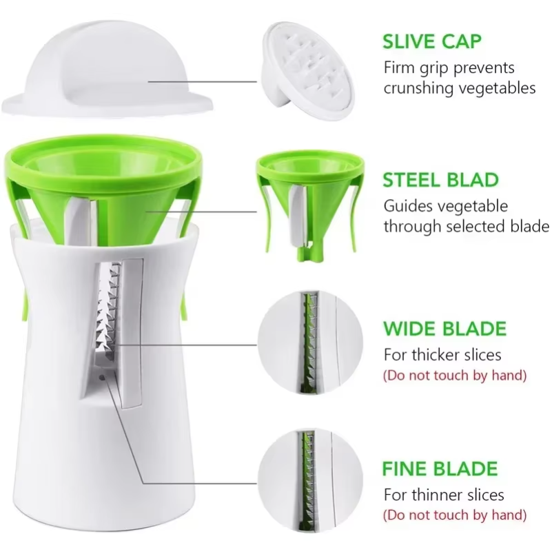 LMETJMA Heavy Duty Spiralizer  - Spiralizer Vegetable Noodle ulasan dan harga