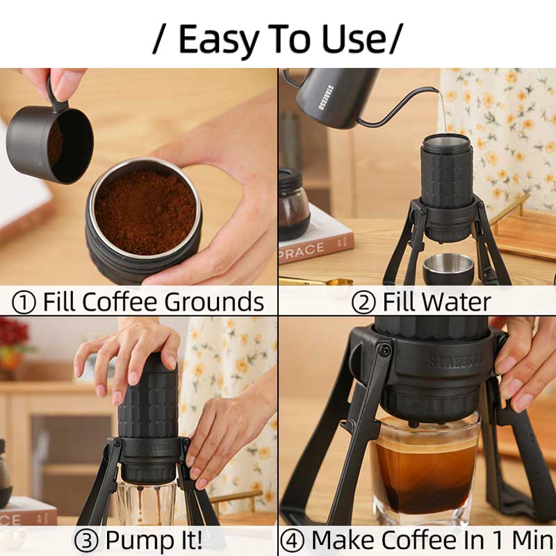 STARESSO Mirage SP300 Plus Por - French Press Coffee Maker ulasan dan harga
