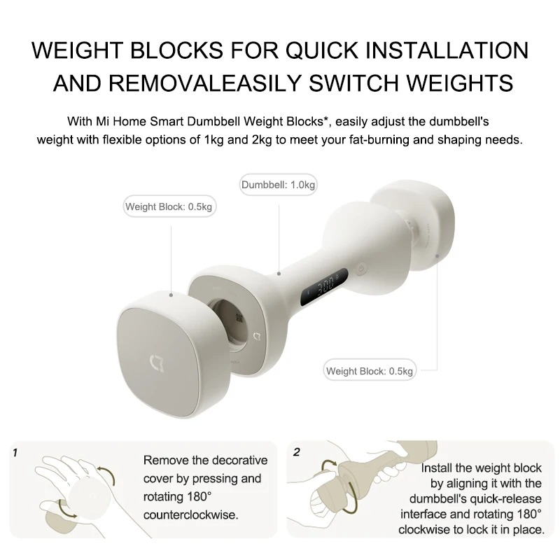 New MIJIA Smart Dumbbells Men  - Xiaomi Kitchen Gadgets ulasan dan harga
