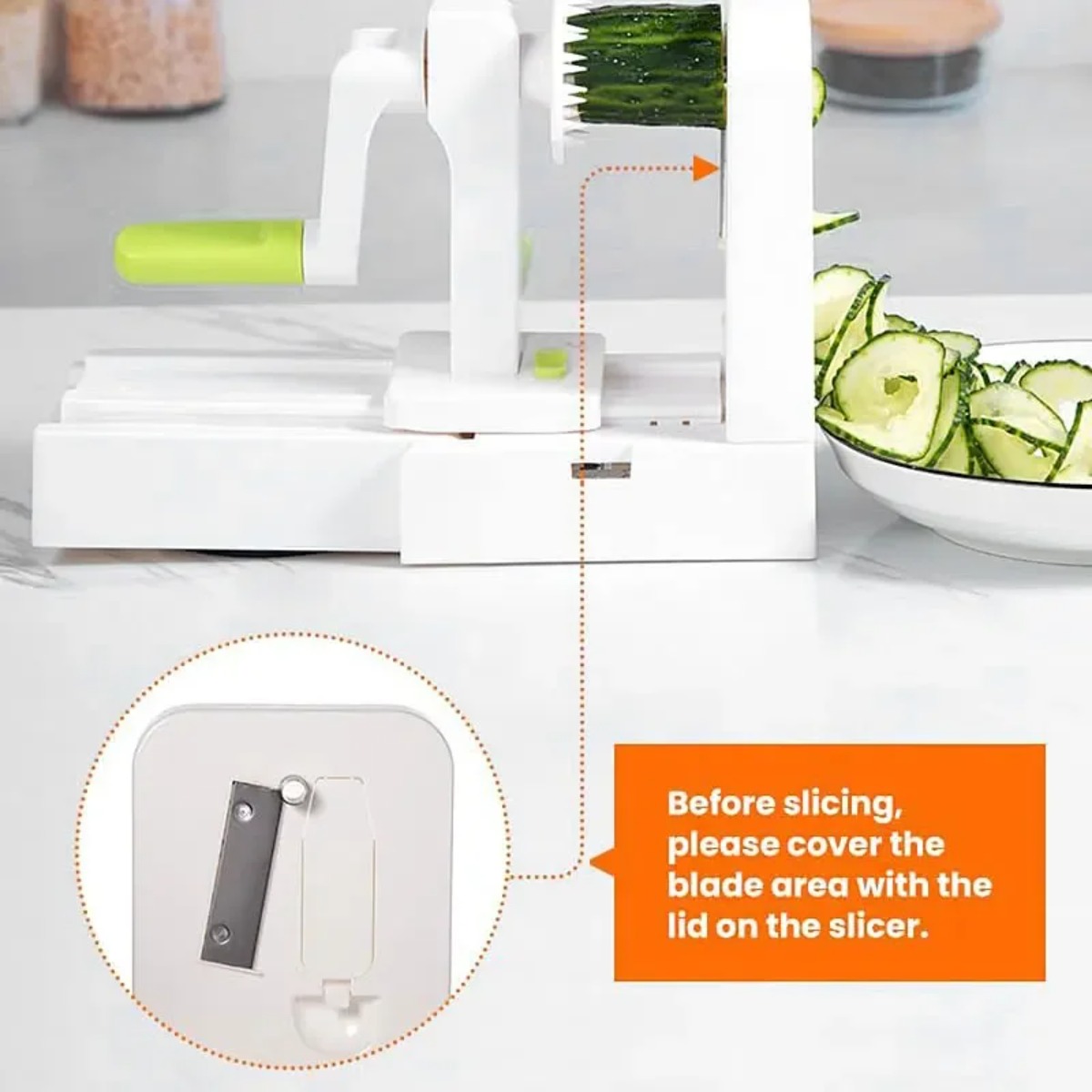 Vegetable Spiralizer 5 Blades  - Spiralizer Vegetable Noodle ulasan dan harga